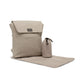 Strada backpack in pebble with matching pouch and fold-out carry mat