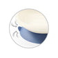 Suction baby bowl close-up with suction arrows and dark blue base