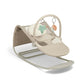 3-in-1 baby rocker and bouncer with cream seat and hanging star toy