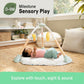 Infant activity play mat with arch toys and padded floor