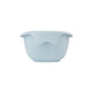 Light blue baby bath tub bowl with wide rim