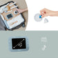 Roll video monitor touchscreen with diagonal line screen for setup