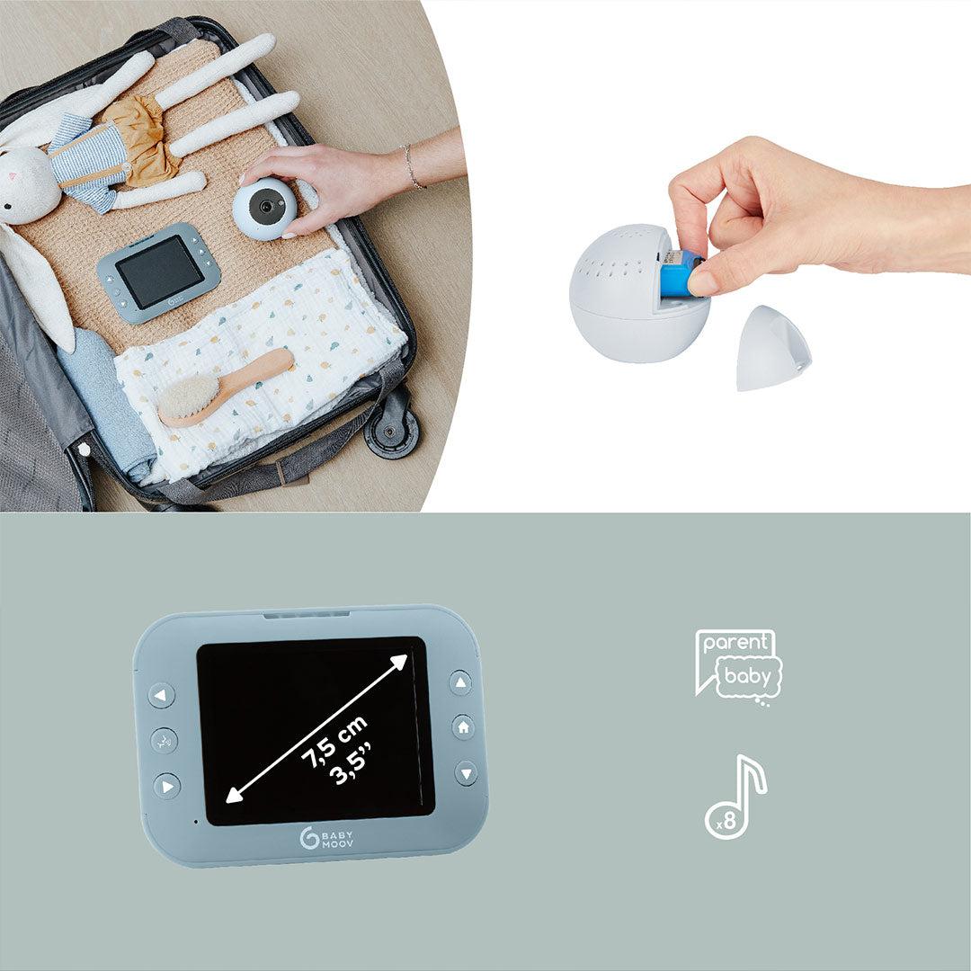 Roll video monitor touchscreen with diagonal line screen for setup