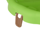 Green bouncing activity saucer leg with brown connector and cutout window