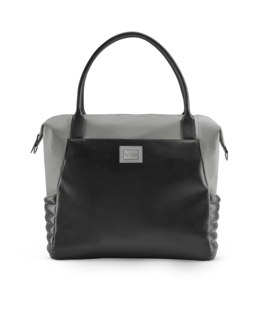 Platinum shopper bag, Soho Grey, with top handles and zip side pockets