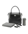 Platinum shopper bag set in Soho Grey with matching pouch, bottle holder and straps